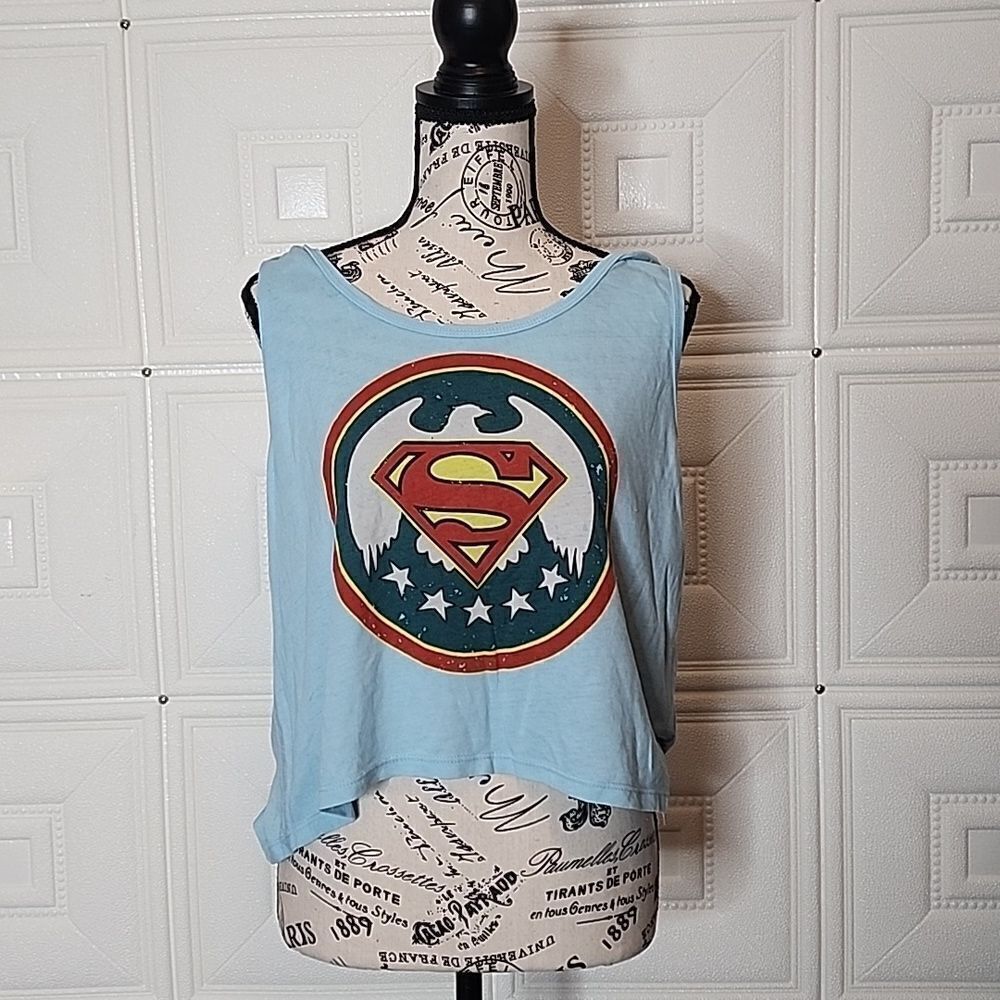 NWOT Trunk LTD Superman Logo High Low Tank